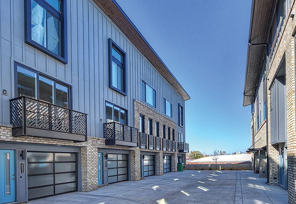 Revolve Residential Domain townhomes in South End